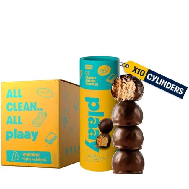 Plaay Chocolate Truffles Peanut Butter