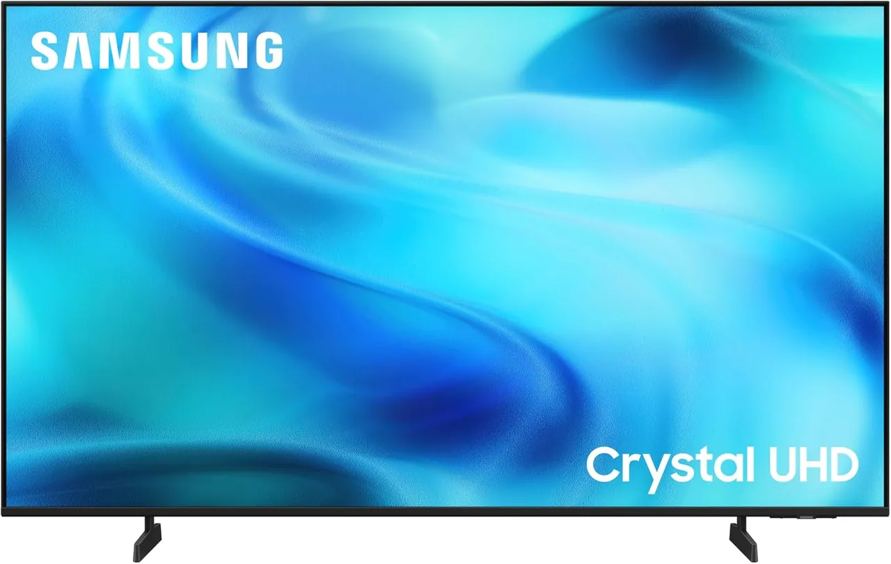 Samsung تلفزيون ذكي 55 بوصة U8000H Crystal UHD بدقة 4K، HDR 10+، معدل حركة Motion Xcelerator، حزمة صوت ديناميكية، مركز الألعاب Gaming Hub، محتوى مجاني لا نهائي، UA55U8000HUXZN (إصدار 2026)