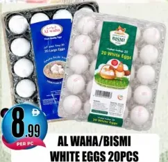 Al Waha/Bismi White Eggs