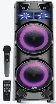 JVC Party Speaker Wireless Microphone & Remote XSN7222PB