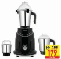 Olsenmark 3 in 1 Mixer Grinder with Stainless Steel Jar OMSB2427