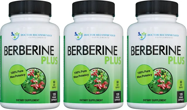Doctor Recommended Supplements Berberine Plus 1200mg Per Serving - 120 Veggie Capsules Royal Jelly (120 Count )