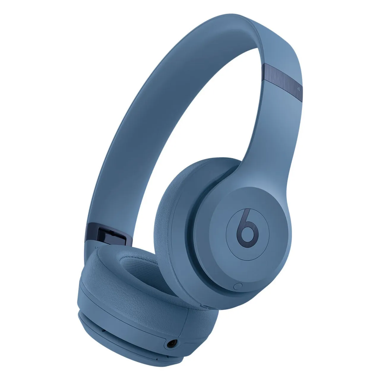 Beats سماعات بلوتوث لاسلكية على الأذن Solo 4، أزرق سلايت