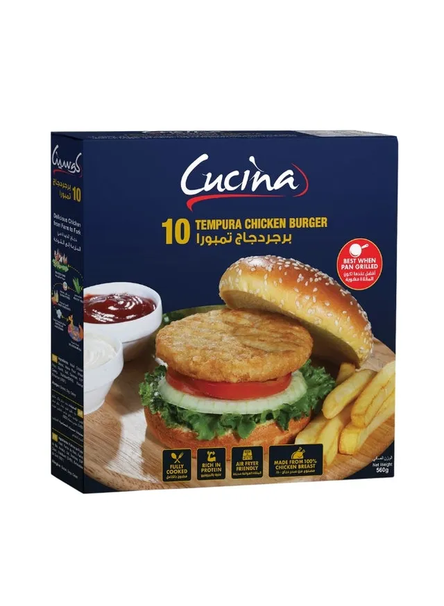 cucina Tempura Chicken Burger