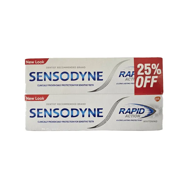 Sensodyne Toothpaste Rapid Action Whitening