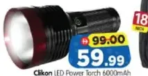 Cikon LED Power Torch 6000mAh
