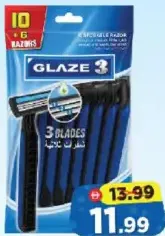 Glaze 3 Disposable Razor Triple Blade
