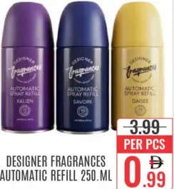 Designer Fragrances عبوة إعادة تعبئة أوتوماتيكية