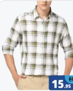 Ethics Mens Shirt 26F Checkerd Long Sleeve