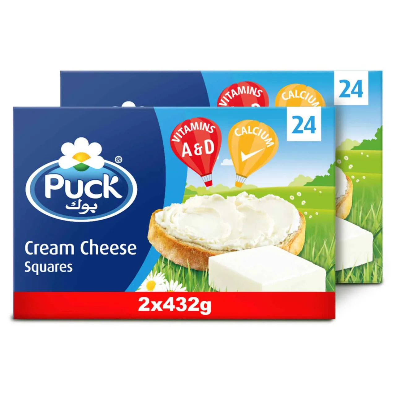 Puck مكعبات جبنة بوك