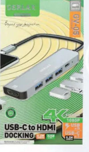 Gerlax Type-C To Hdmi Hub Gv-05