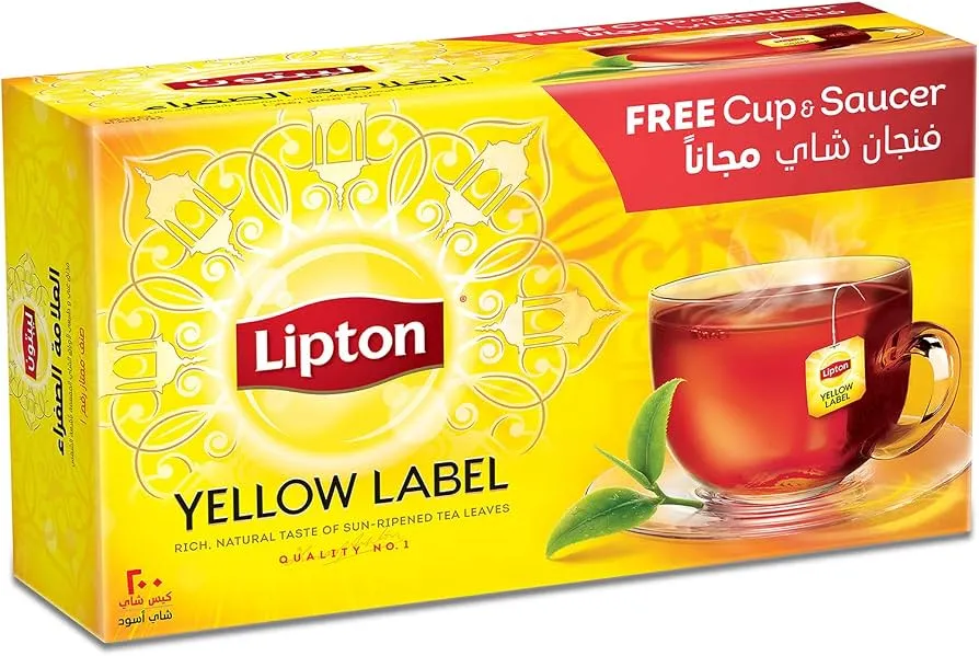 Lipton شاي ليبتون العلامة الصفراء