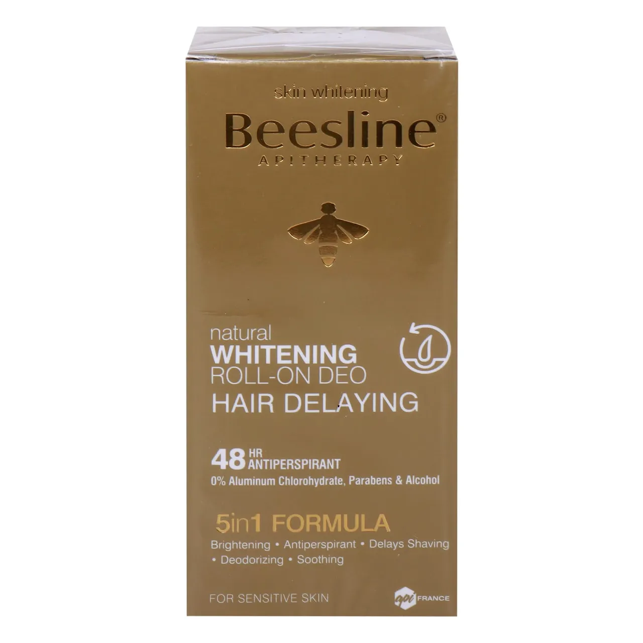 Beesline رول أون مزيل عرق للتفتيح يؤخر نمو الشعر للنساء