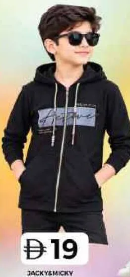 Jacky & Micky Boy's T Shirt Hooded