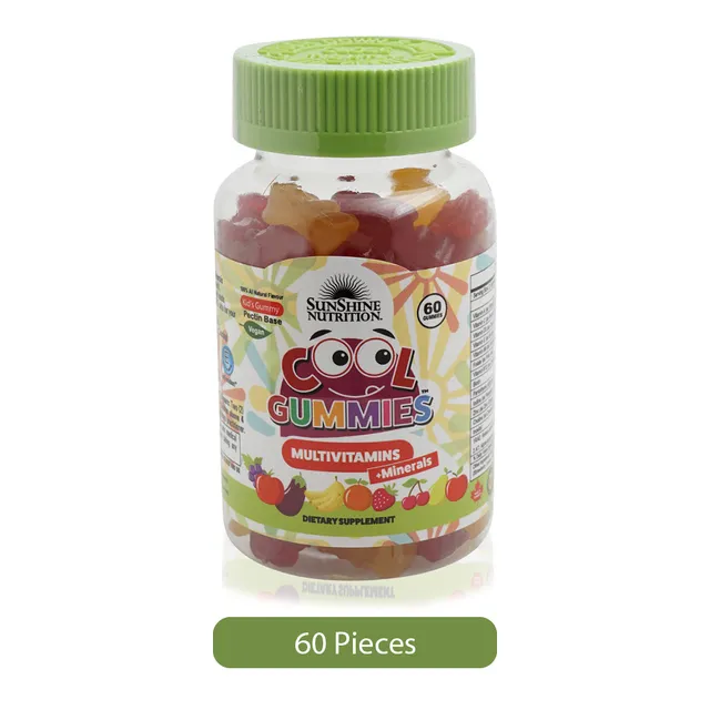 Sunshine Nutrition Multivitamins Cool Gummies - 60 Pcs