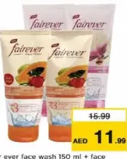 Fair ever face wash + face scrub Assorted