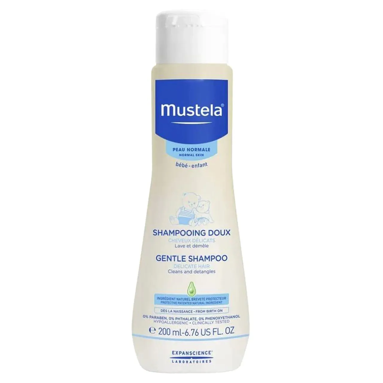 mustela شامبو لطيف للشعر الرقيق