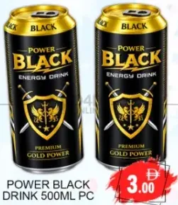 Power Black Drink Energy Drink
