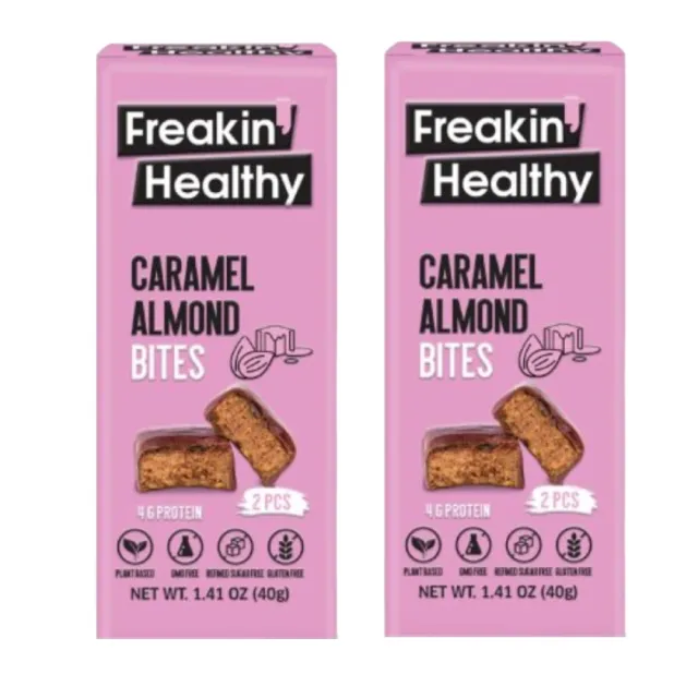 Freakin' Healthy Caramel Almond Bites
