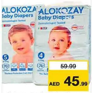Alokozay Jumbo Baby Diapers Assorted