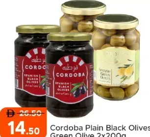 Cordoba Plain Black Olives/ Green Olive