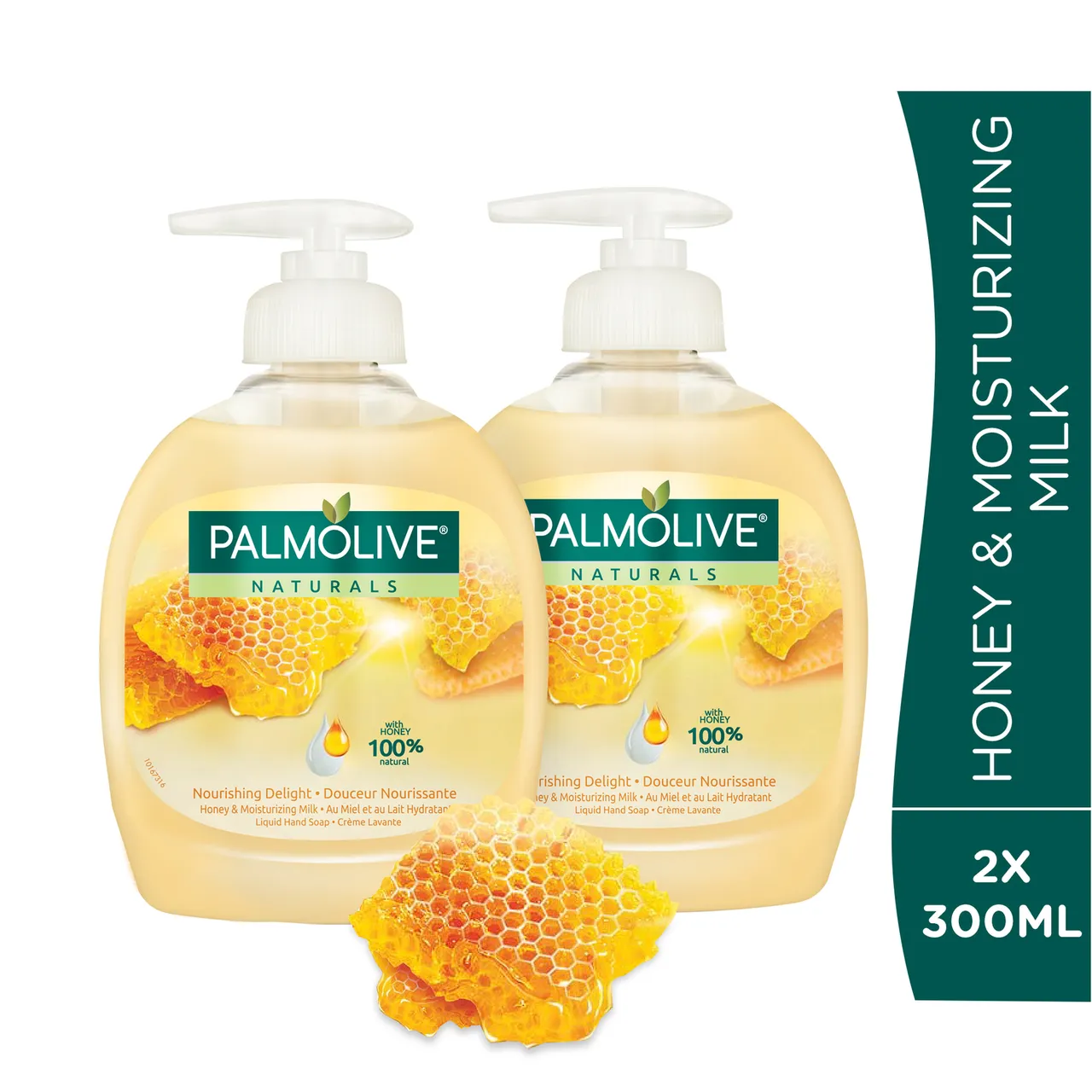Palmolive صابون سائل لليدين بالمضخة بالحليب والعسل