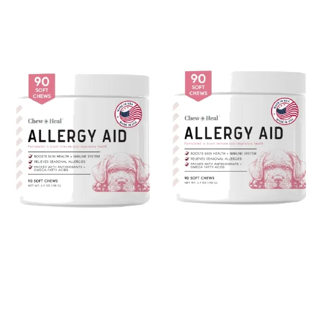 Chew + Heal Dogs Soft Chews Allergy Aid