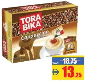 Torabika كابتشينو 3في1 تورابيكا 10x25 جرام