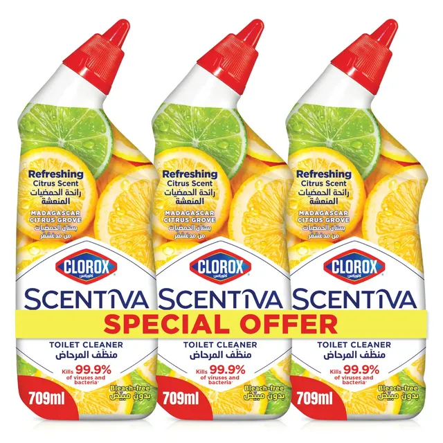Clorox Toilet Cleaner Scentiva Madagascar Citrus Grove
