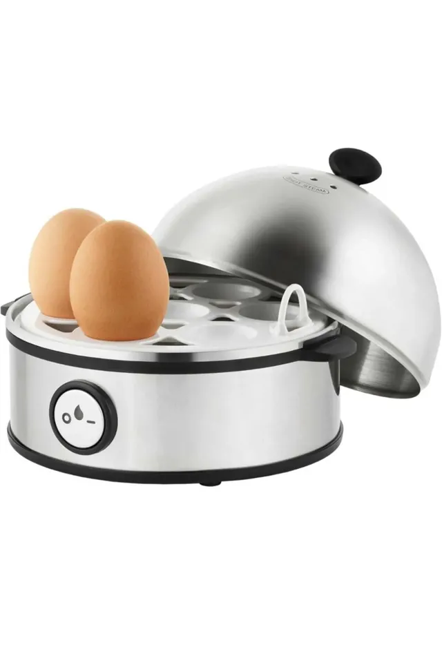 hausberry Rapid Egg Cooker 7 Slots, Stainless Steel Automatic Egg Steamer