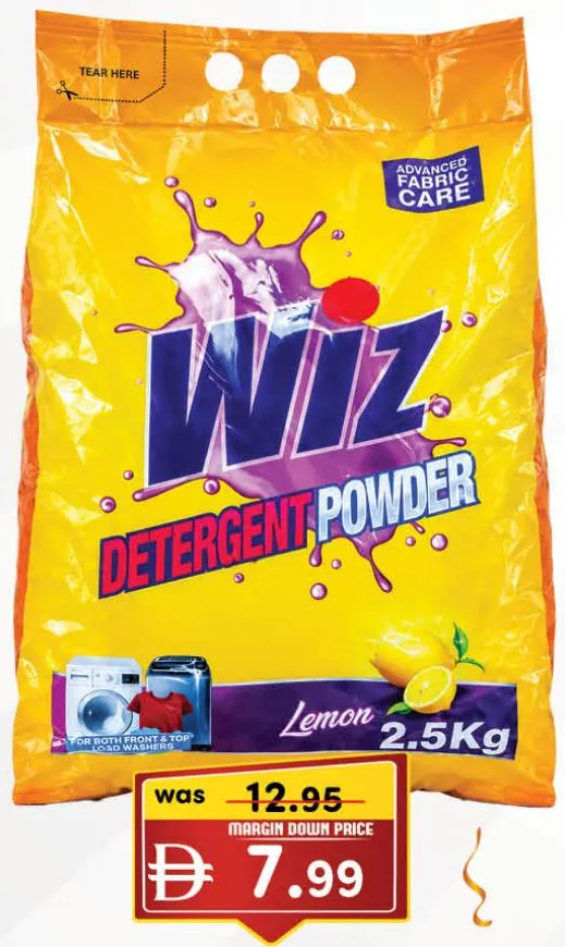 Wiz Detergent Powder Lemon