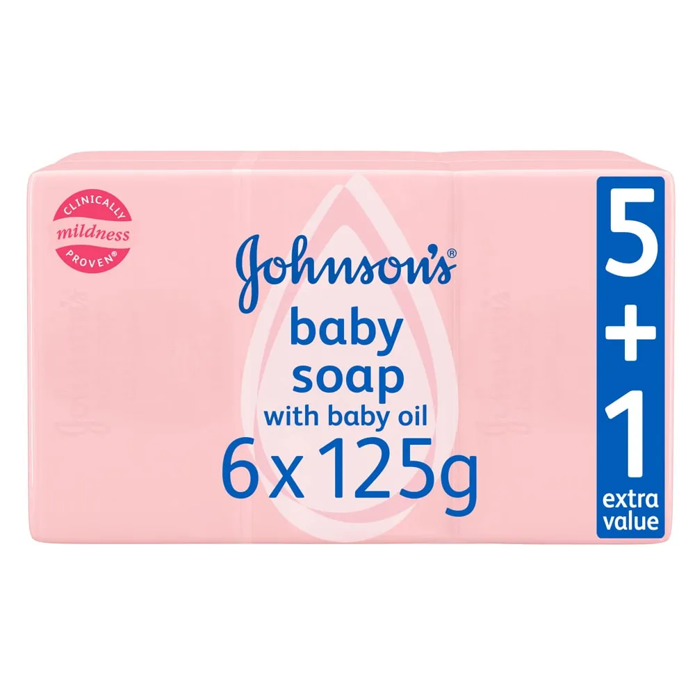 Johnson & Johnson JOHNSON'S Baby صابون أطفال مع زيت الأطفال