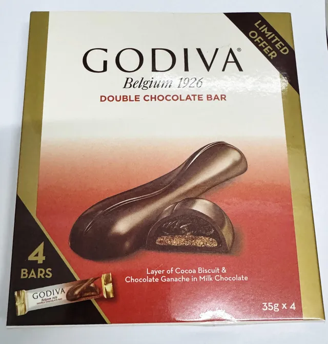 Godiva Livia Double Chocolate Bar