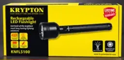 Krypton Rechargeable Flash Light KNFL5100
