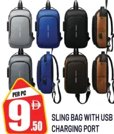 Sling Bag With Usb Charging Port