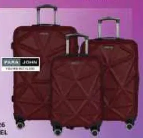Parajohn ترولي ABS 4 عجلات Pjtrs126