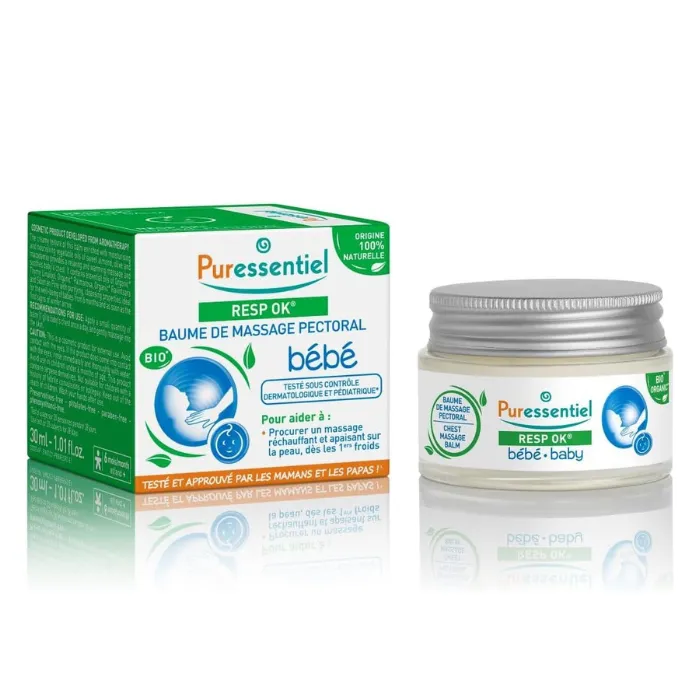 Puressentiel بلسم تدليك الصدر للأطفال RESP OK للجهاز التنفسي