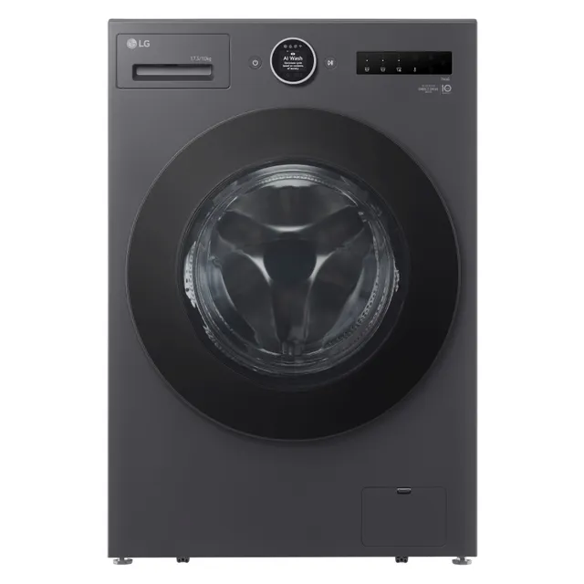 LG 17.5/ Front Load Washer and Dryer F0Z9DFPK4, AI Direct Drive, 1000 rpm, Stainless Steel, Essence Graphite