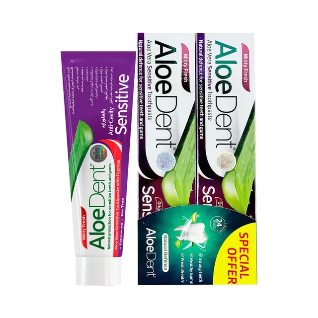 Aloe Dent Aloe Vera Sensitive Anticavity Toothpaste