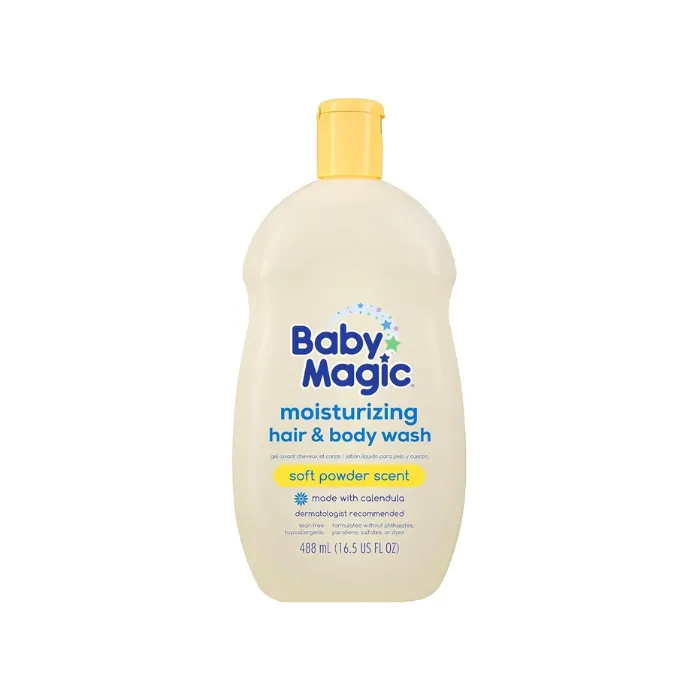 Baby Magic غسول لطيف للشعر والجسم ببودرة ناعمة