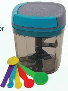 Smart Chopper With Measuring Spoons