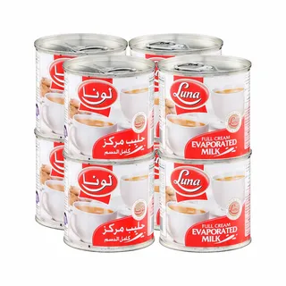 Luna لونا حليب مبخر كامل الدسم