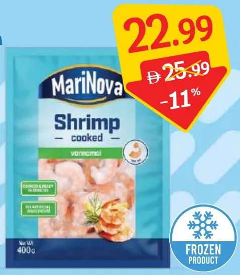 Marinova Cooked PTO Tail On Shrimp