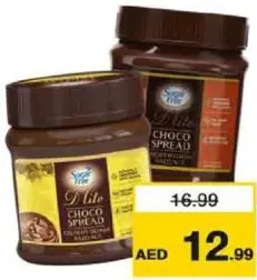 Fresh Choco Spread Sugar Free, Hazelnut, Assorted
