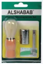 Al Shabab ماكينة حلاقة للاستعمال مرة واحدة + فرشاة حلاقة Al-408