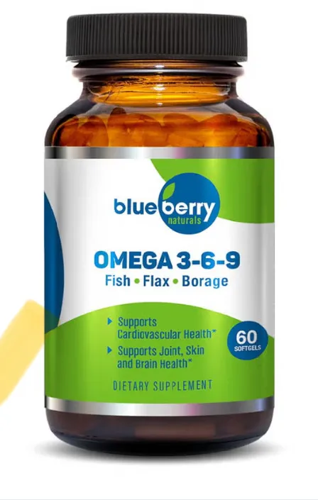 Blue Berry Omega 3-6-9 Softgel - 60's