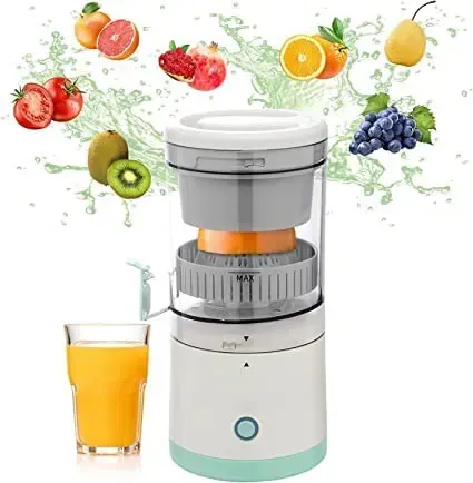 sarvion Portable Electric Juicer Orange Squeezer – USB Rechargeable Wireless Citrus Press for Lemons, Oranges & More – High Juice Yield Fruit Juicer for Kitchen & Travel