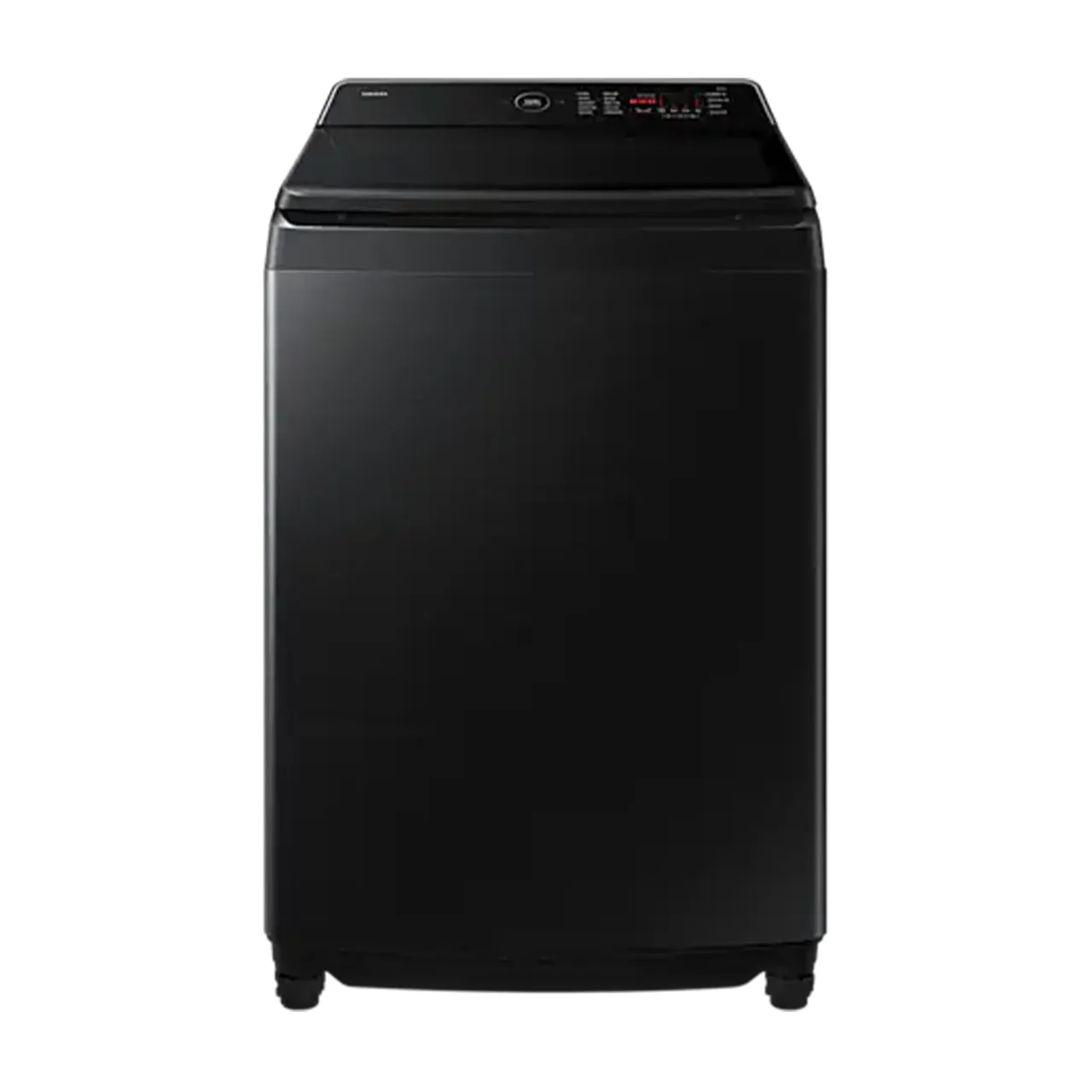 Samsung غسالة ملابس بتحميل علوي، 700 RPM، أسود، WA80F12S8BGU