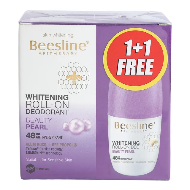 Beesline Whitening Beauty Pearl Deodorant Roll On