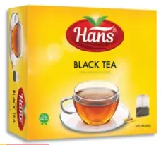 Hans الوكوزاي أكياس شاي أسود